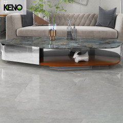 Modern High Gloss Marble Coffee Tables Luxury Simple Premium Living Room Tea Table and Sofa Side Table