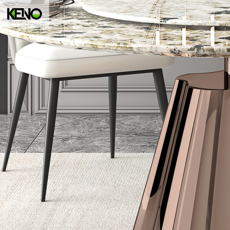 Live Edge Rose Gold Table Runner for Dining Table 8 Seater
