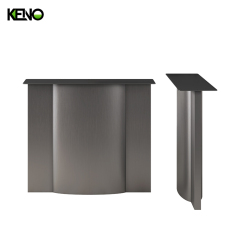 طاولة اجتماعات مكتبية، طاولة طعام مستطيلة بسيطة من الأردواز، أثاث غرفة طعام عصري