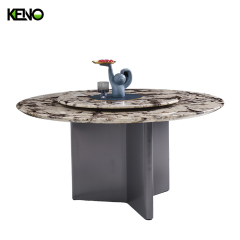 Home Furniture Dining Room Marble Dining Table Set