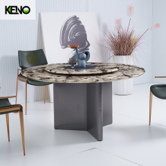 Home Furniture Dining Room Marble Dining Table Set