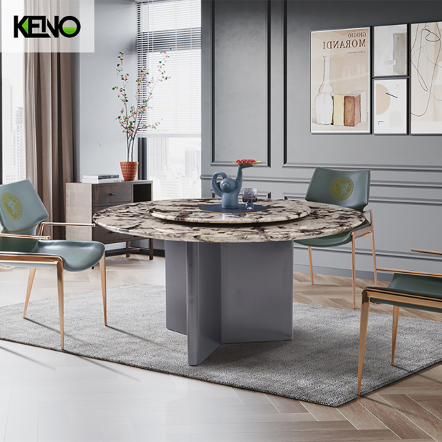 Home Furniture Dining Room Marble Dining Table Set