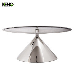 Luxury Table Silver Color Dining Room Leg