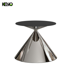 Simple Style Silver Color Table Leg Dining Room Sintered Stone Dining Table