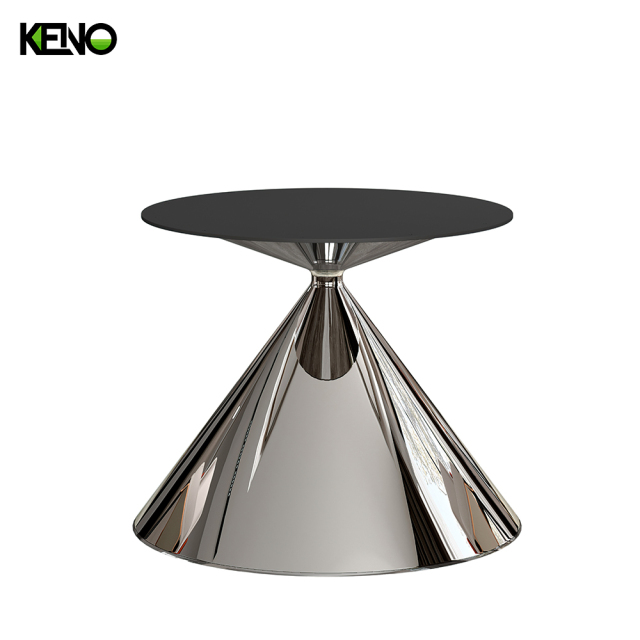 Simple Style Silver Color Table Leg Dining Room Sintered Stone Dining Table