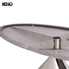 Luxury Design Rectangular Dining Table Legs with Stable Base Plate