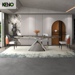 Luxury Design Rectangular Dining Table Legs with Stable Base Plate