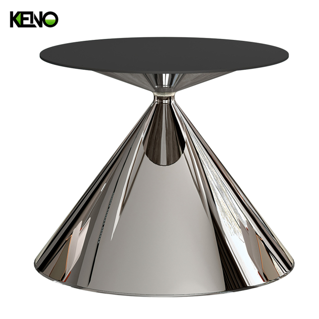 Luxury Table Silver Color Dining Room Leg