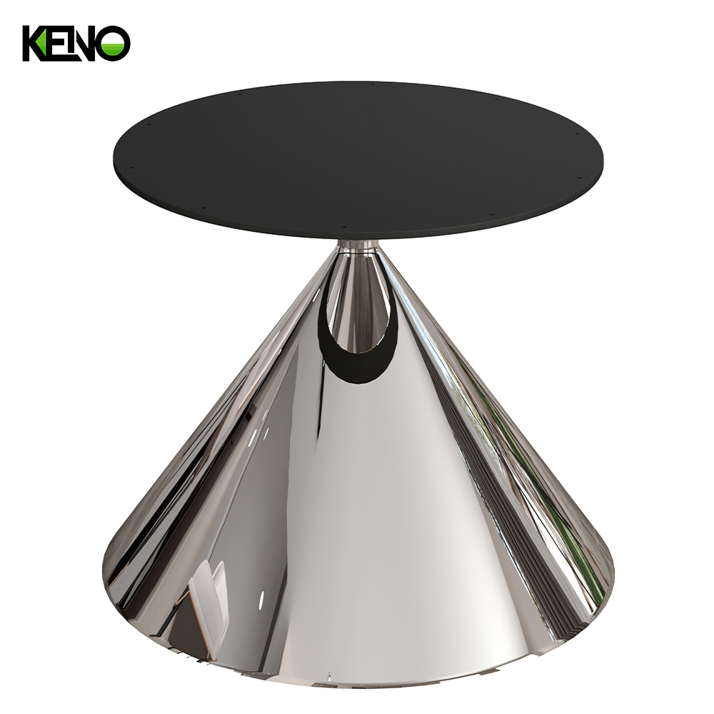 Luxury Table Silver Color Dining Room Leg
