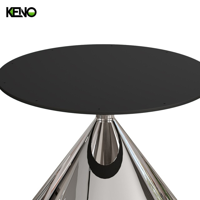 Luxury Table Silver Color Dining Room Leg