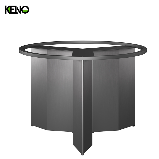 Luxury Design Rectangular Kitchen Marble Dining Table Legs with Stable Base Plate