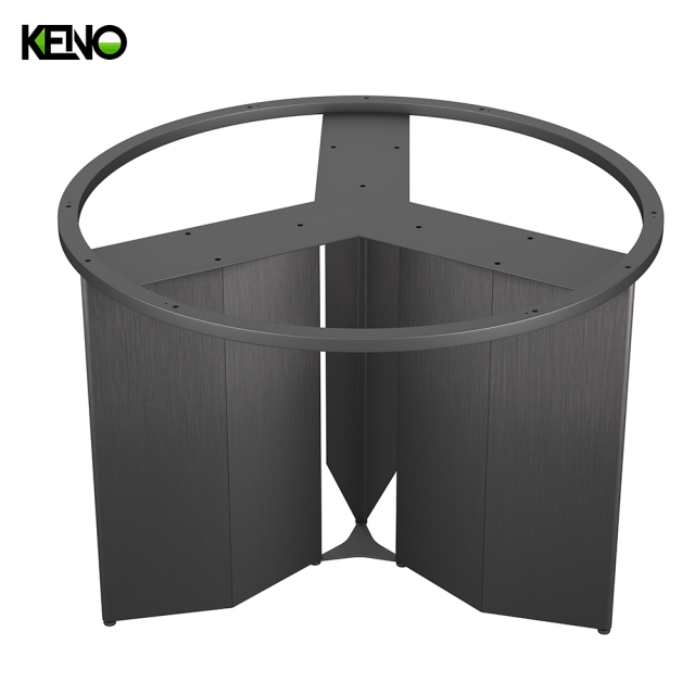 Luxury Design Rectangular Kitchen Marble Dining Table Legs with Stable Base Plate