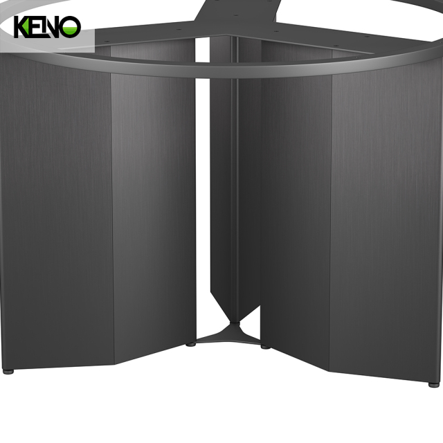 Luxury Design Rectangular Kitchen Marble Dining Table Legs with Stable Base Plate