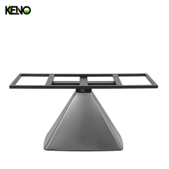 KENO Factory 1004B-3 Home Furniture Rectangle Wood-grain Dining Table Set with Dining Chairs