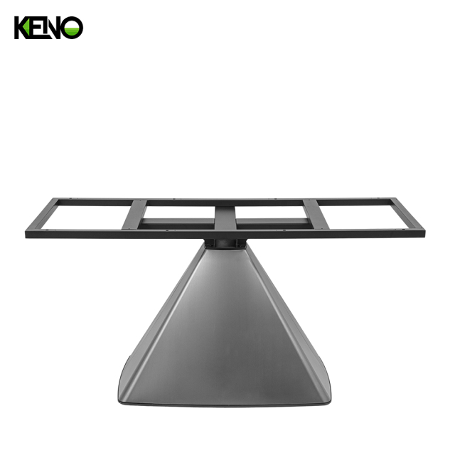 KENO Factory 1004B-3 Home Furniture Rectangle Wood-grain Dining Table Set with Dining Chairs