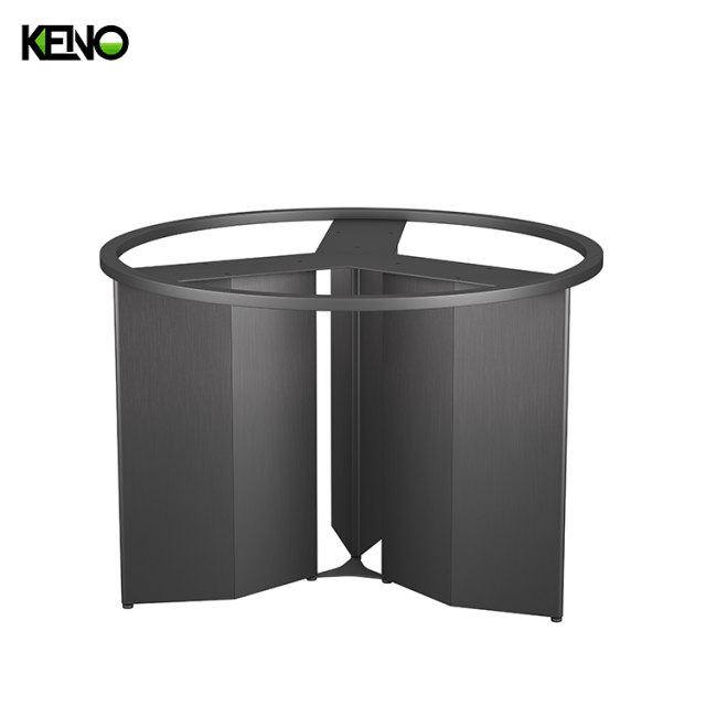 Luxury Romantic Round Turntable Marble Dining Table Set with Dining Chairs