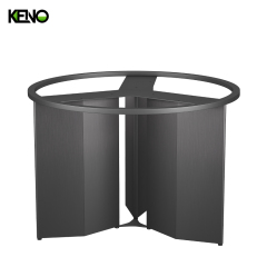 KENO Light Luxury Cozy Romantic Round Turntable Slate Dining Table with Domestic Use