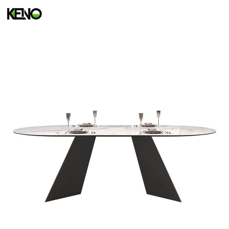 Cozy Home High-end Luxury Goods Rectangle Sintered Stone Dining Table