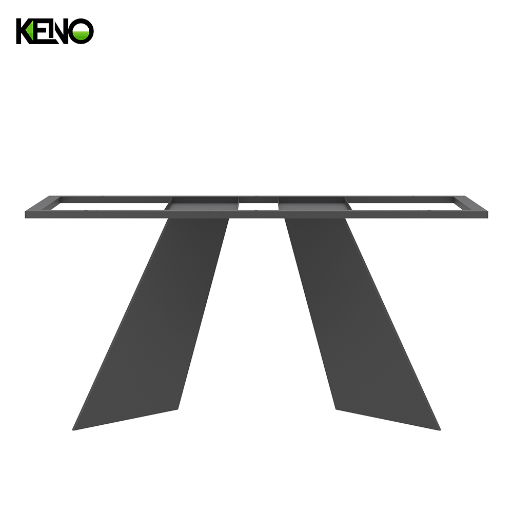 Dining Room Table High-end Home Furniture Venetian Light Brown Sand Black Elongated Ellipse Marble Dining Table Set with Dinner Chairs