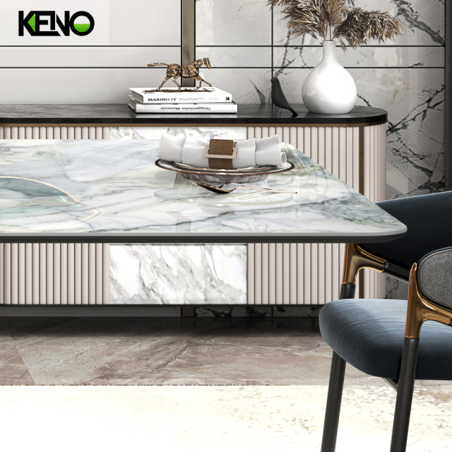 Marble Dining Table — Luxury Living Room & Dining Room Centerpiece