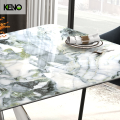 Luxury Modern Dining Table — Marble Top, Factory Direct Pricing
