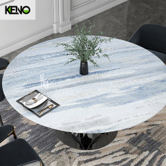 Marble Roung Dining Table Set for Dining Room — Premium Home Furniture