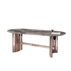 Dining Room Table Home Furniture Round  Sintered Stone Kitchen Dining Table Set with Dinner Chairs