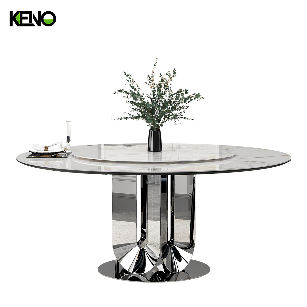 Dining Table — Luxury Marble Top, Modern Kitchen & Dining Room Set