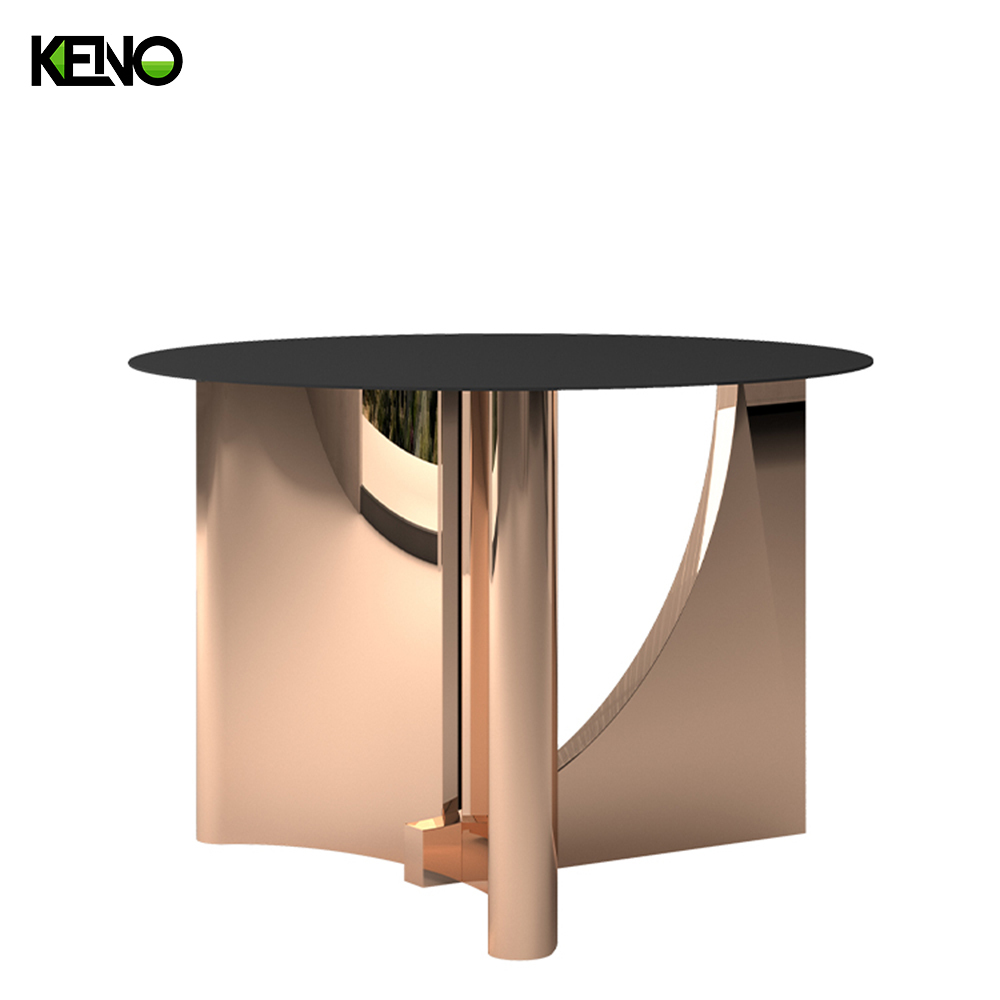 Dining Room Table Luxury-Style Design Home Furniture Round Marble Dining Table Set with Dinner Chairs
