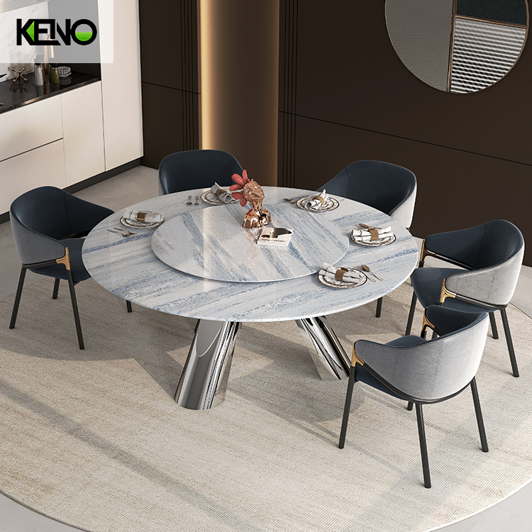 Luxury Marble Dining Table Set — Modern Dining Room Furniture