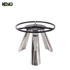 Kitchen able Home Furniture Delicate Round Marble Dining Table Set with Dinner Chairs