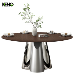 Round Dining Room Table — Factory Direct Luxury Dining Set, OEM Options