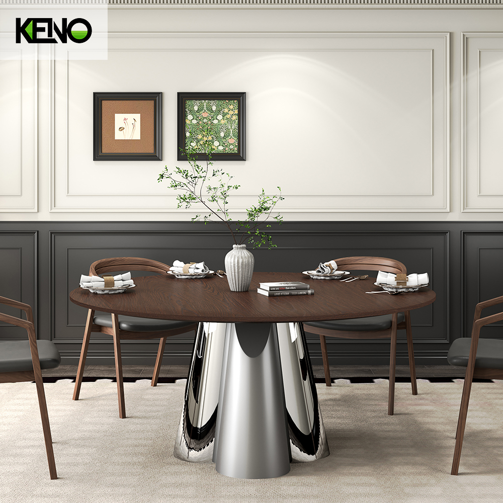 Round Dining Room Table — Factory Direct Luxury Dining Set, OEM Options