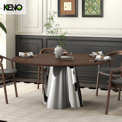 Round Dining Room Table — Factory Direct Luxury Dining Set, OEM Options