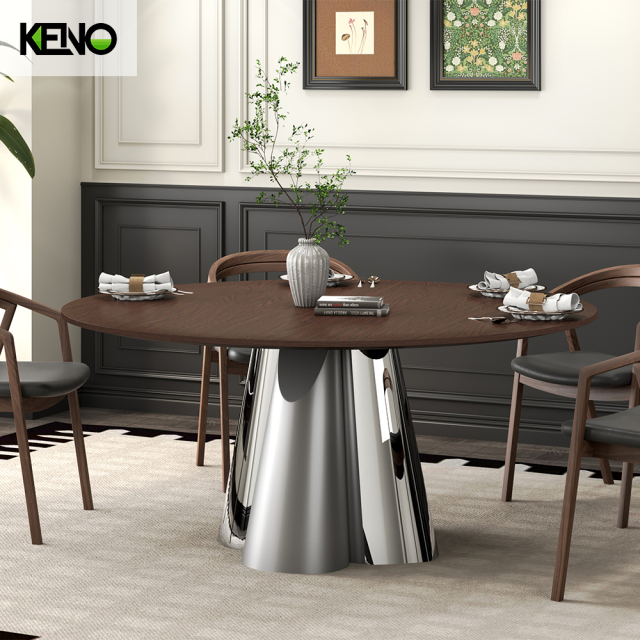 Round Dining Room Table — Factory Direct Luxury Dining Set, OEM Options