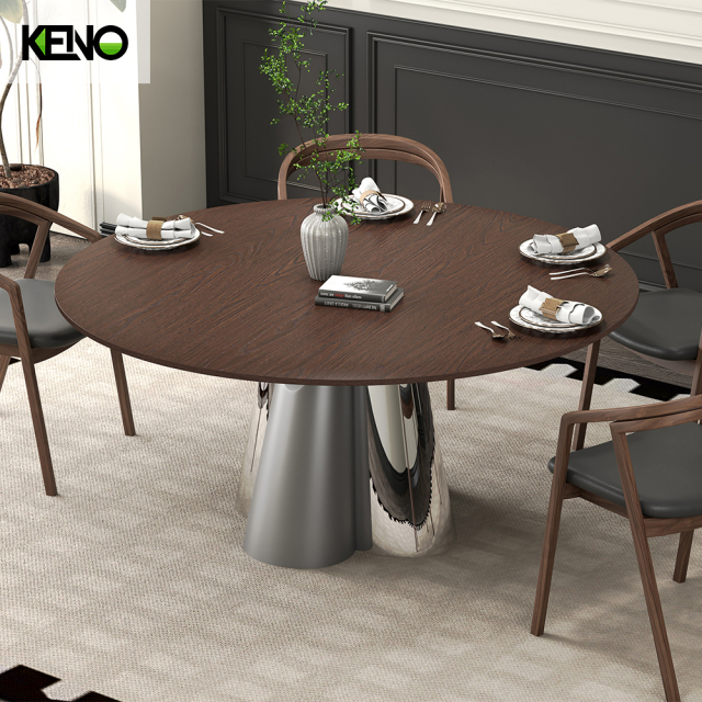 Round Dining Room Table — Factory Direct Luxury Dining Set, OEM Options