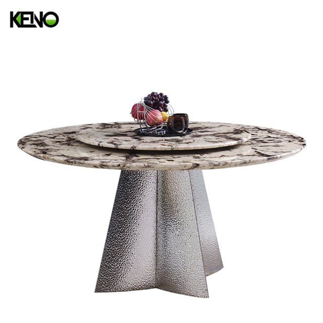 Round Marble Dining Room Table — Durable, Easy‑Clean Surface for High‑Use Areas
