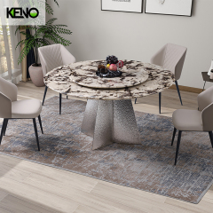 Round Marble Dining Room Table — Durable, Easy‑Clean Surface for High‑Use Areas