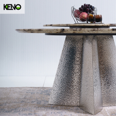 Round Marble Dining Room Table — Durable, Easy‑Clean Surface for High‑Use Areas