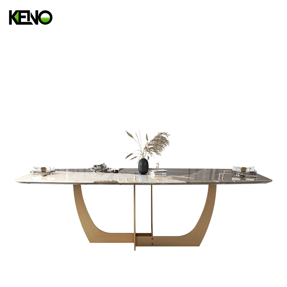 Rectangle Marble Dining Table — Factory Direct Pricing Office Furniture, Custom Colors