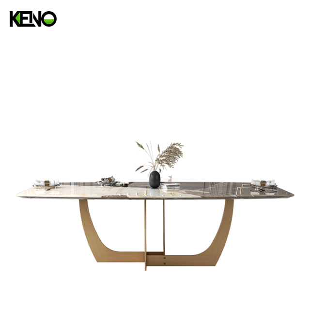 Rectangle Marble Dining Table — Factory Direct Pricing Office Furniture, Custom Colors