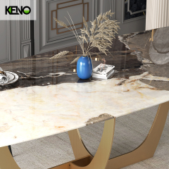 Rectangle Marble Dining Table — Factory Direct Pricing Office Furniture, Custom Colors