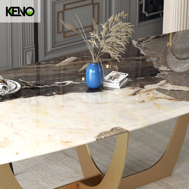 Rectangle Marble Dining Table — Factory Direct Pricing Office Furniture, Custom Colors
