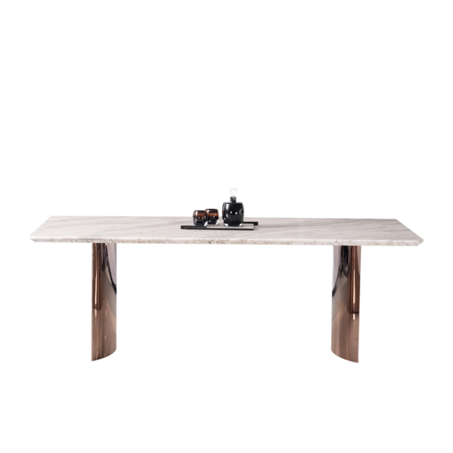 Rectangle Sintered Stone Dining Table — Factory Office Furniture, Ergonomic Pairing with Matching Chairs
