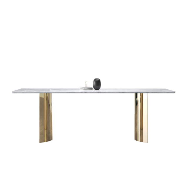 Rectangle Marble Dining Table — Hotel & Restaurant Bulk Supply, OEM Available