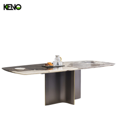 Rectangle Marble Dining Room Table — Customizable Marble Dining Table Affordable, Beautiful and Durable