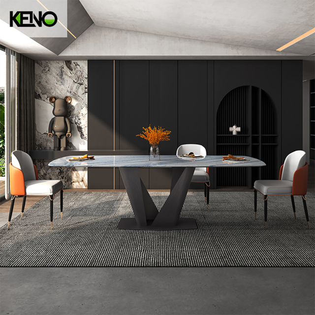 Rectangle Marble Dining Table — Modular Design Office Furniture for Kitchen & Dining Room