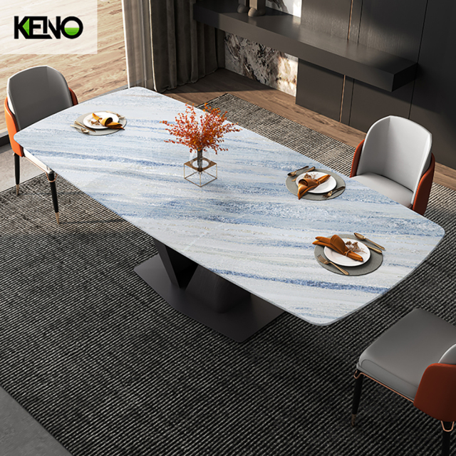 Rectangle Marble Dining Table — Modular Design Office Furniture for Kitchen & Dining Room