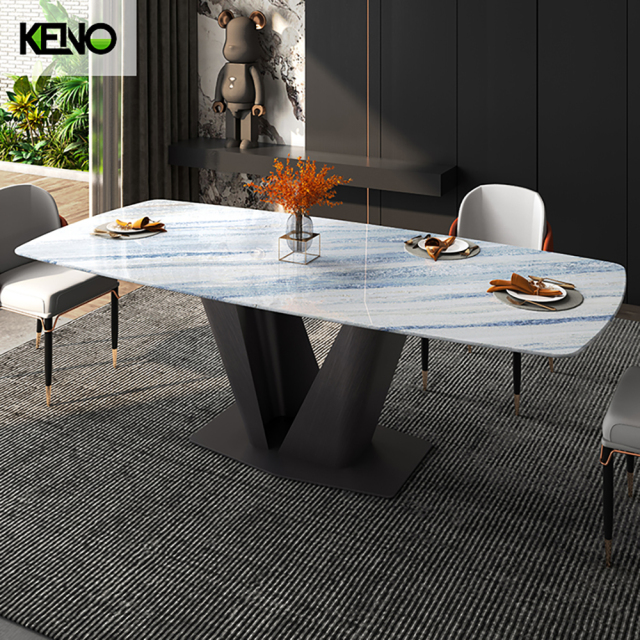 Rectangle Marble Dining Table — Modular Design Office Furniture for Kitchen & Dining Room