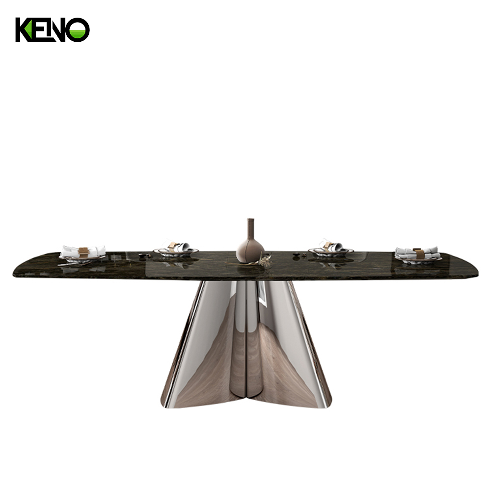 Rectangle Sintered Stone Dining Table — Hotel & Restaurant Bulk Supply, OEM Available